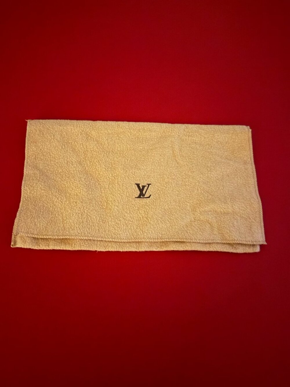 Louis Vuitton Vintage Foldover Dust Bag Wallet Agenda Storage 10.75x6.5